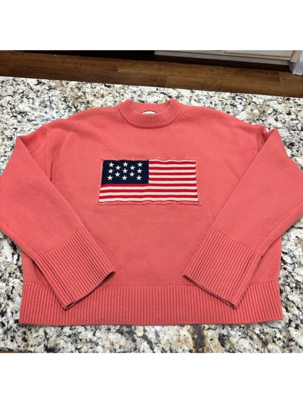 Tuckernuck x Murrays Coral American Flag Sweater 🇺🇸 - Picture 12 of 13
